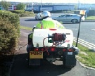 Weed Spraying with Quad